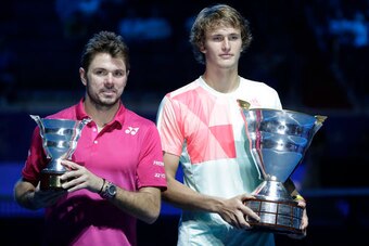 Wawrinka had no answers for Zverev during their tense final.
