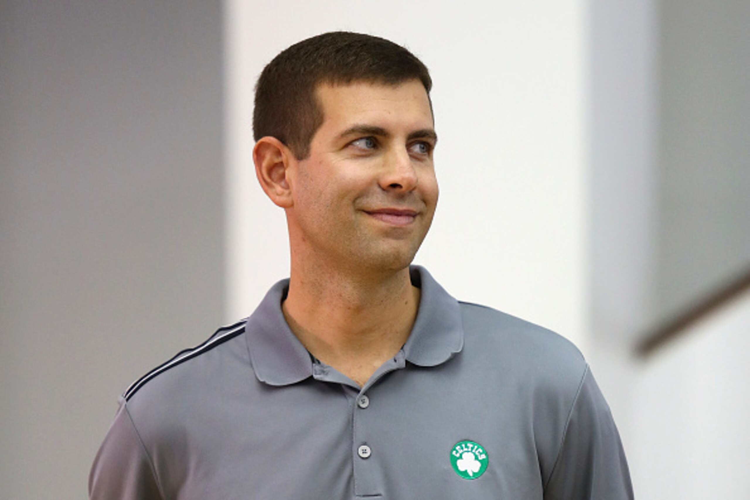 WALTHAM, MA - SEPTEMBER 26: Head coach Brad Stevens of the Boston Celtics looks on during Boston Celtics Media Day on September 26, 2016 in Waltham, Massachusetts. (Photo by Tim Bradbury/Getty Images) WALTHAM, MA - SEPTEMBER 26: Head coach Brad Stevens of the Boston Celtics looks on during Boston Celtics Media Day on September 26, 2016 in Waltham, Massachusetts. (Photo by Tim Bradbury/Getty Images)