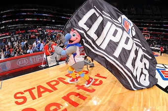 LOS ANGELES, CA - OCTOBER 5: The Los Angeles Clippers mascot is seen against the Toronto Raptors on October 5, 2016 at STAPLES Center in Los Angeles, California. NOTE TO USER: User expressly acknowledges and agrees that, by downloading and/or using this P