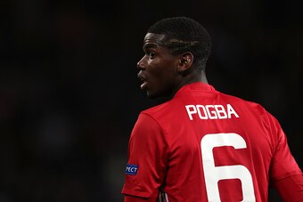 MANCHESTER, ENGLAND - SEPTEMBER 29: Paul Pogba of Manchester United during the UEFA Europa League match between Manchester United FC and FC Zorya Luhansk at Old Trafford on September 29, 2016 in Manchester, England. (Photo by Matthew Ashton - AMA/Getty Im