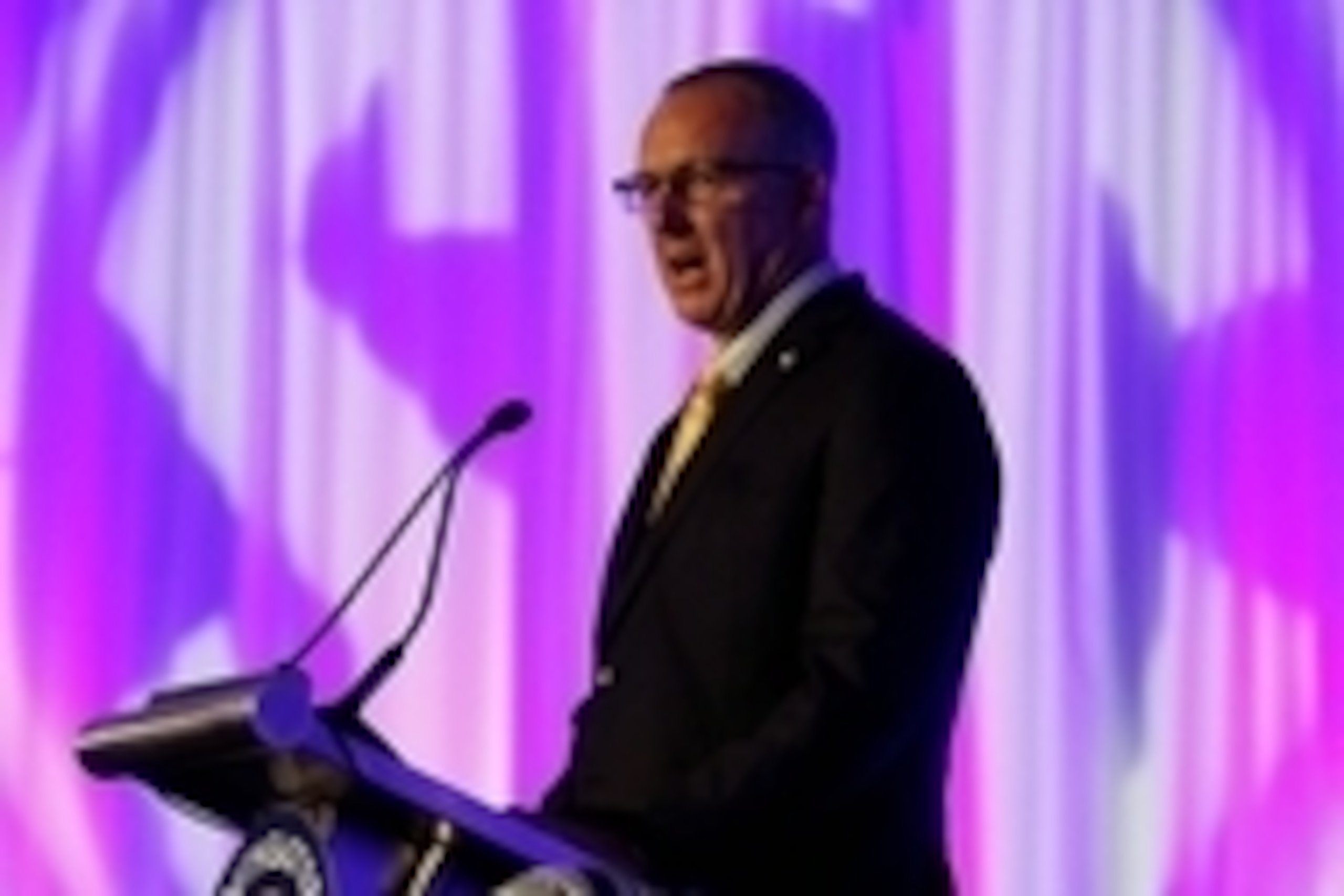 Jul 11, 2016; Hoover, AL, USA; Southeastern Conference commissioner Greg Sankey speaks during SEC media day at Hyatt Regency Birmingham-The Wynfrey Hotel. Mandatory Credit: Butch Dill-USA TODAY Sports Jul 11, 2016; Hoover, AL, USA; Southeastern Conference commissioner Greg Sankey speaks during SEC media day at Hyatt Regency Birmingham-The Wynfrey Hotel. Mandatory Credit: Butch Dill-USA TODAY Sports
