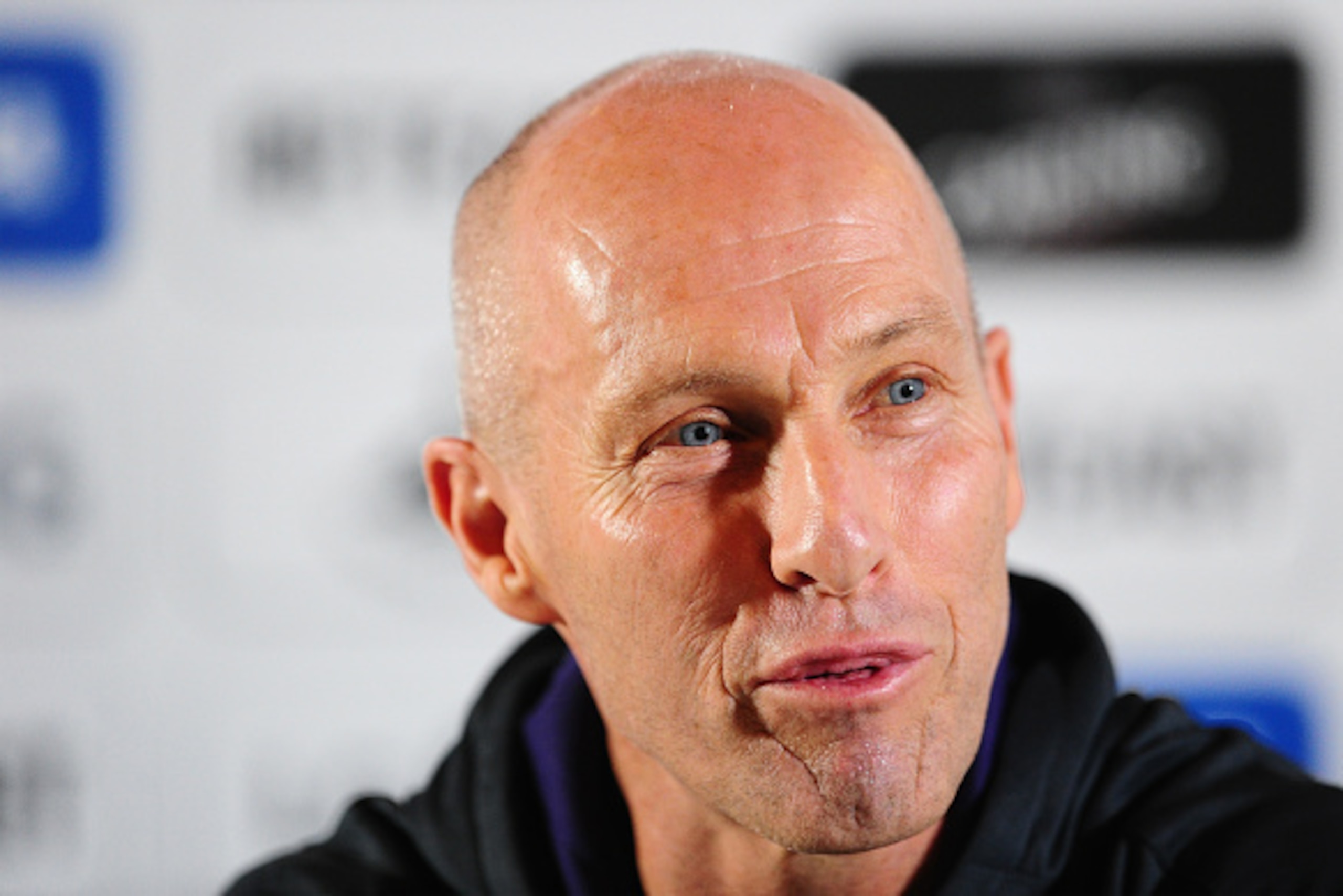 SWANSEA, UNITED KINGDOM - OCTOBER 7: Bob Bradley, Manager of Swansea City looks on during his unveiling as New Swansea City Manager at the Marriott Hotel on October 7, 2016 in Swansea, Wales. (Photo by Harry Trump/Getty Images) SWANSEA, UNITED KINGDOM - OCTOBER 7: Bob Bradley, Manager of Swansea City looks on during his unveiling as New Swansea City Manager at the Marriott Hotel on October 7, 2016 in Swansea, Wales. (Photo by Harry Trump/Getty Images)