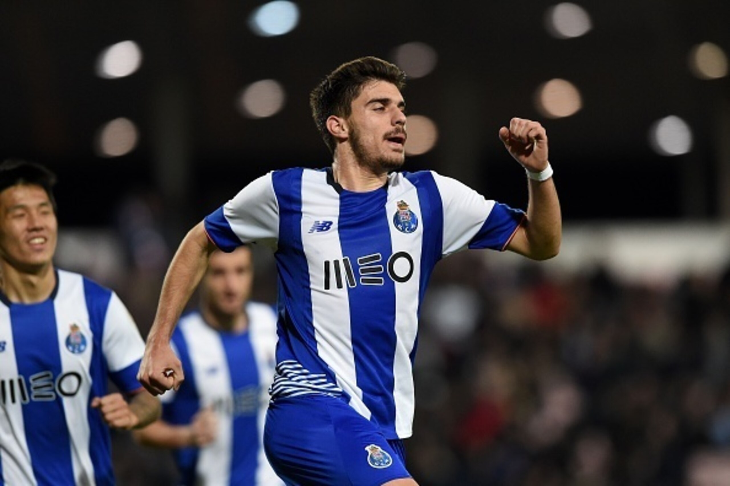 Porto's midfielder Ruben Neves celebrates a goal during the Portuguese Cup semi-final football match Gil Vicente FC vs FC Porto at the Barcelos City stadium in Barcelos on February 3, 2016. AFP PHOTO/ FRANCISCO LEONG / AFP / FRANCISCO LEONG (Photo Porto's midfielder Ruben Neves celebrates a goal during the Portuguese Cup semi-final football match Gil Vicente FC vs FC Porto at the Barcelos City stadium in Barcelos on February 3, 2016. AFP PHOTO/ FRANCISCO LEONG / AFP / FRANCISCO LEONG (Photo