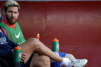 Messi came on as a substitute.