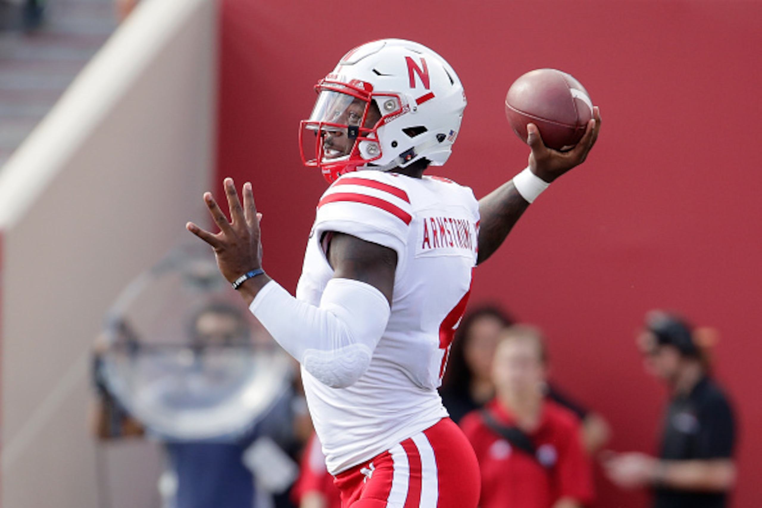 BLOOMINGTON, IN - OCTOBER 15: Tommy Armstrong Jr #4 of the Nebraska Cornhuskers throws a pass during the game aganst the Indiana Hoosiers at Memorial Stadium on October 15, 2016 in Bloomington, Indiana. (Photo by Andy Lyons/Getty Images) BLOOMINGTON, IN - OCTOBER 15: Tommy Armstrong Jr #4 of the Nebraska Cornhuskers throws a pass during the game aganst the Indiana Hoosiers at Memorial Stadium on October 15, 2016 in Bloomington, Indiana. (Photo by Andy Lyons/Getty Images)