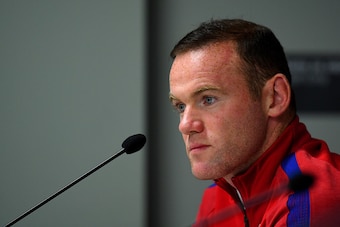 LJUBLJANA, SLOVENIA - OCTOBER 10:  Wayne Rooney of England looks on during an England press conference ahead of the FIFA 2018 World Cup Qualifier Group F match between Slovenia and England at Stadion Stozice on October 10, 2016 in Ljubljana, Slovenia.  (P