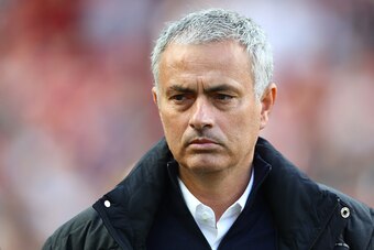 MANCHESTER, ENGLAND - OCTOBER 02:  Jose Mourinho, Manager of Manchester United looks on during the Premier League match between Manchester United and Stoke City at Old Trafford on October 2, 2016 in Manchester, England.  (Photo by Clive Brunskill/Getty Im