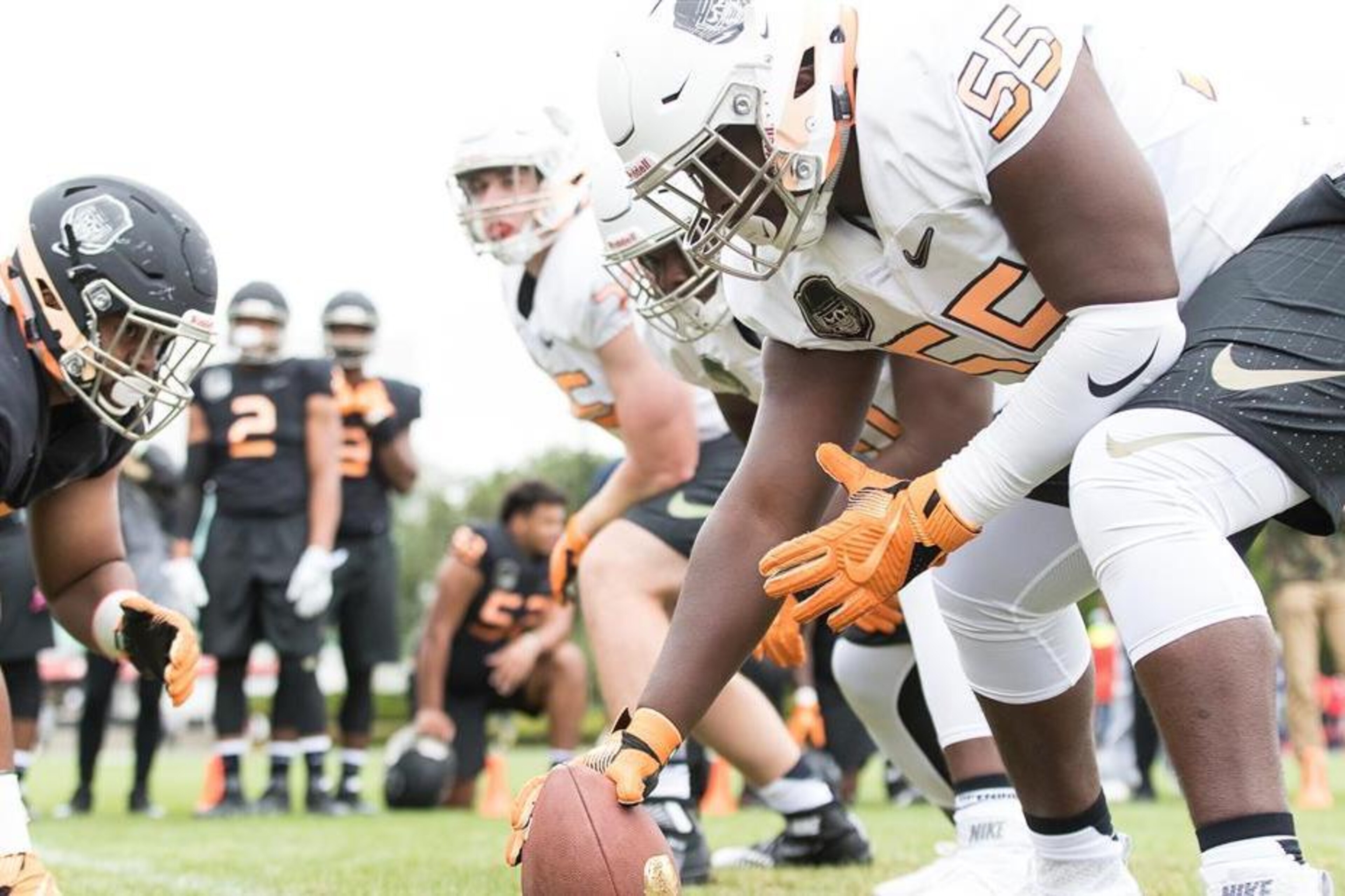 Xavier Newman (55) decommitted from Texas over the weekend.