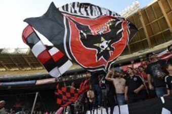 Oct 16, 2016; Washington, DC, USA;  D.C. United fans cheers during the second half against the New York City FC at Robert F. Kennedy Memorial. D.C. United defeated New York City FC 3-1. Mandatory Credit: Tommy Gilligan-USA TODAY Sports