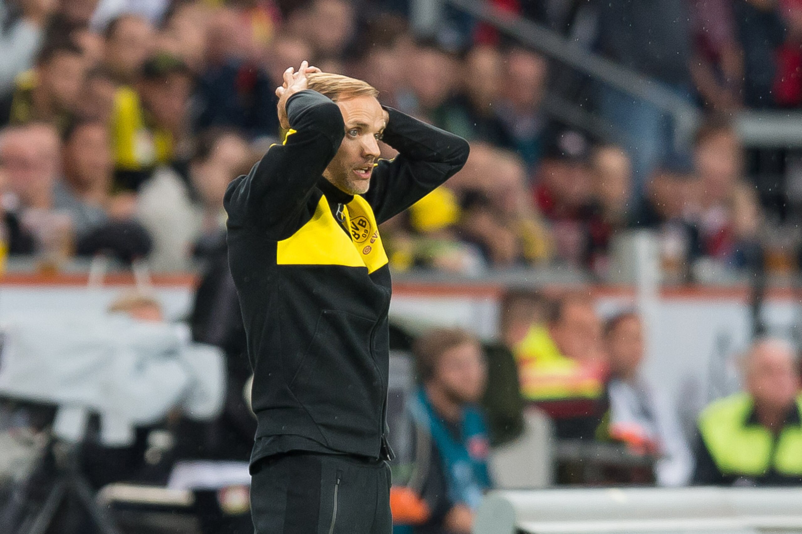 Leverkusen, Germany 01.10.2016, 1.Bundesliga 6. Spieltag, Bayer 04 Leverkusen - BV Borussia Dortmund, 2:0, Trainer Thomas Tuchel (BVB)   (Photo by TF-Images/Getty Images)