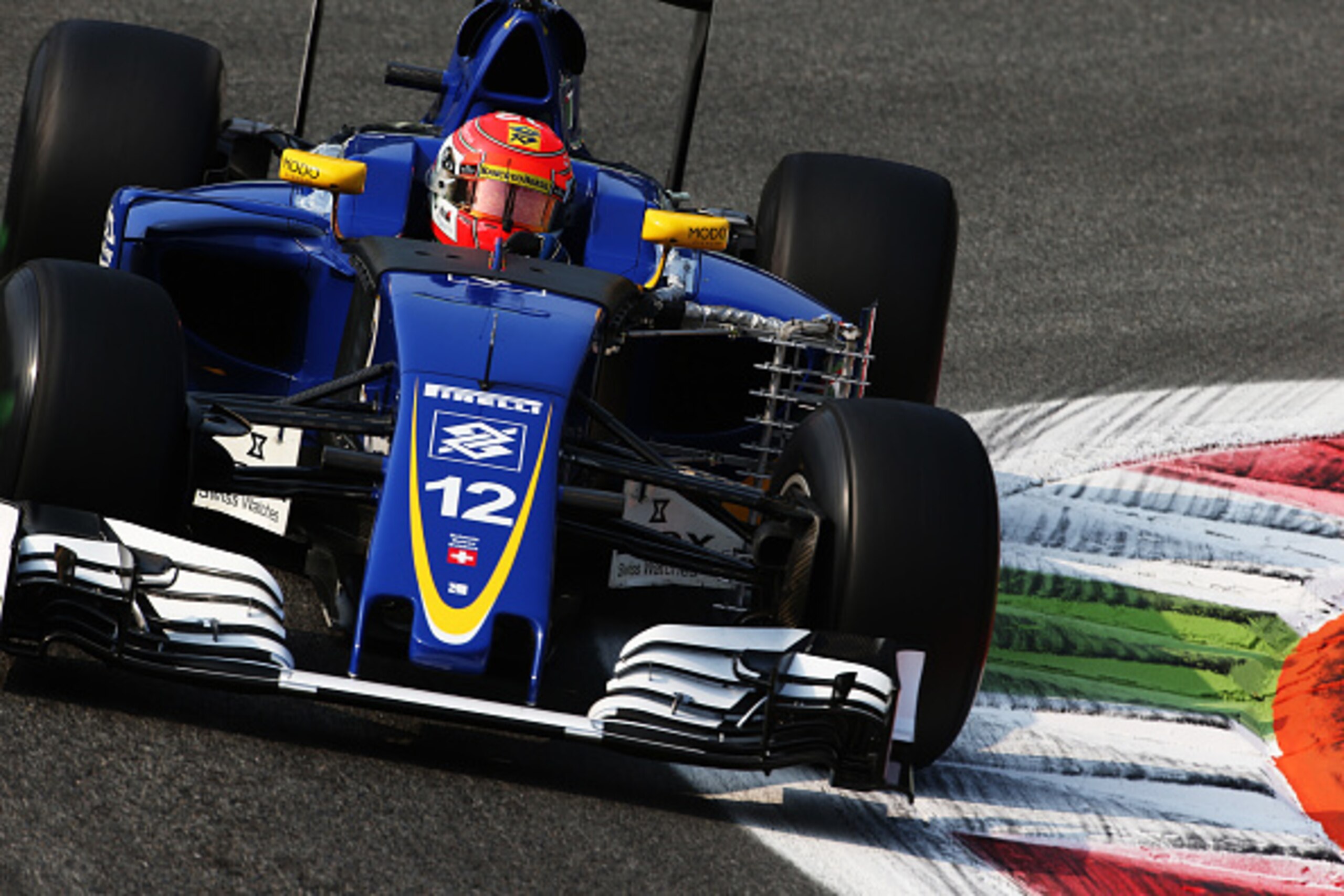 MONZA, ITALY - SEPTEMBER 02:  Felipe Nasr of Brazil driving the (12) Sauber F1 Team Sauber C35 Ferrari 059/5 turbo on track during practice for the Formula One Grand Prix of Italy at Autodromo di Monza on September 2, 2016 in Monza, Italy.  (Photo by Char