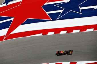 AUSTIN, TX - OCTOBER 21: Max Verstappen of the Netherlands driving the (33) Red Bull Racing Red Bull-TAG Heuer RB12 TAG Heuer on track during practice for the United States Formula One Grand Prix at Circuit of The Americas on October 21, 2016 in Austin, U