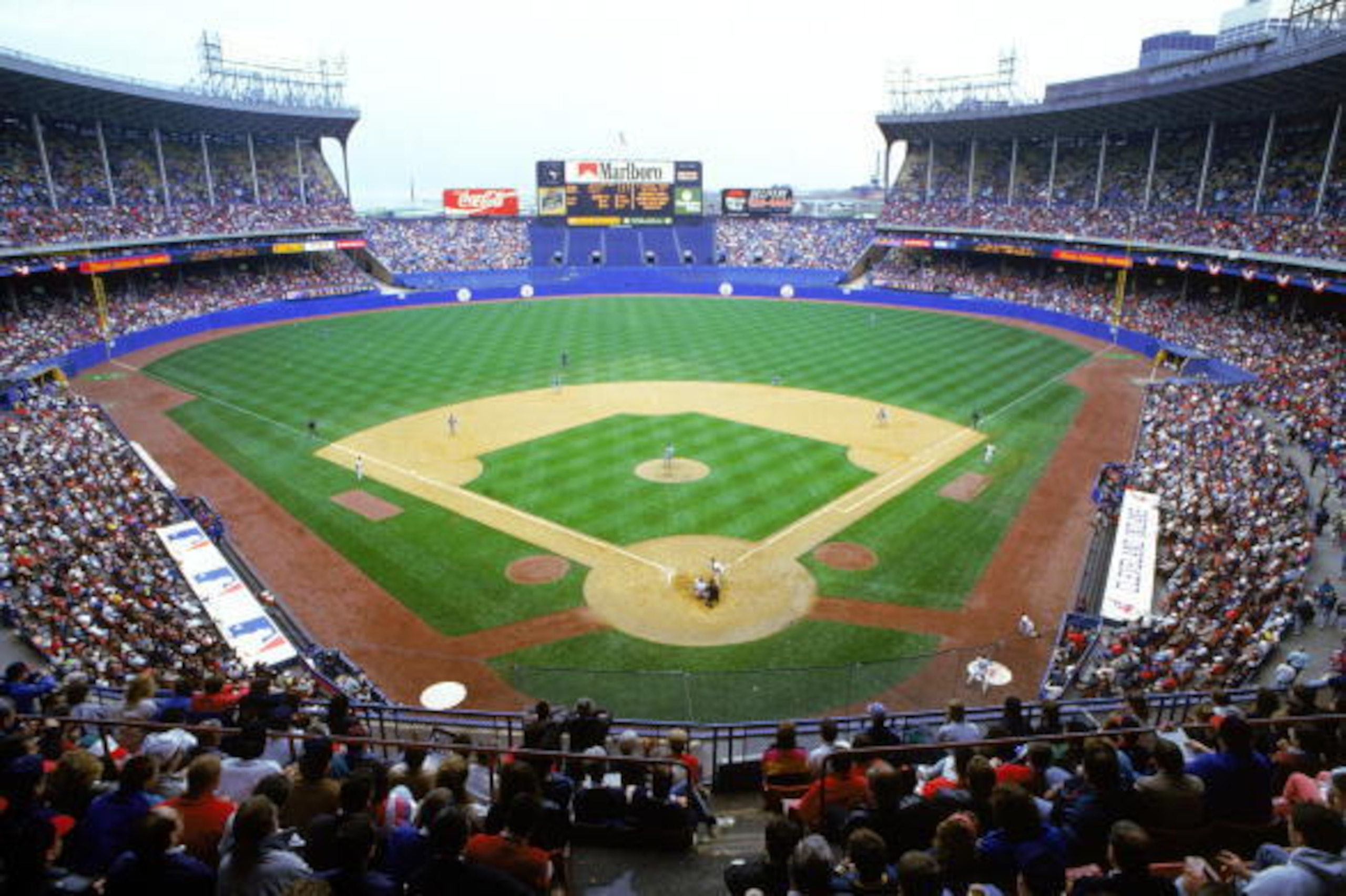 CLEVELAND - MAY 17: A general view of Cleveland Municipal Stadium during a game on May 17, 1992 in Cleveland, Ohio.  (Photo by Jeff Hixon/Gettyimages)