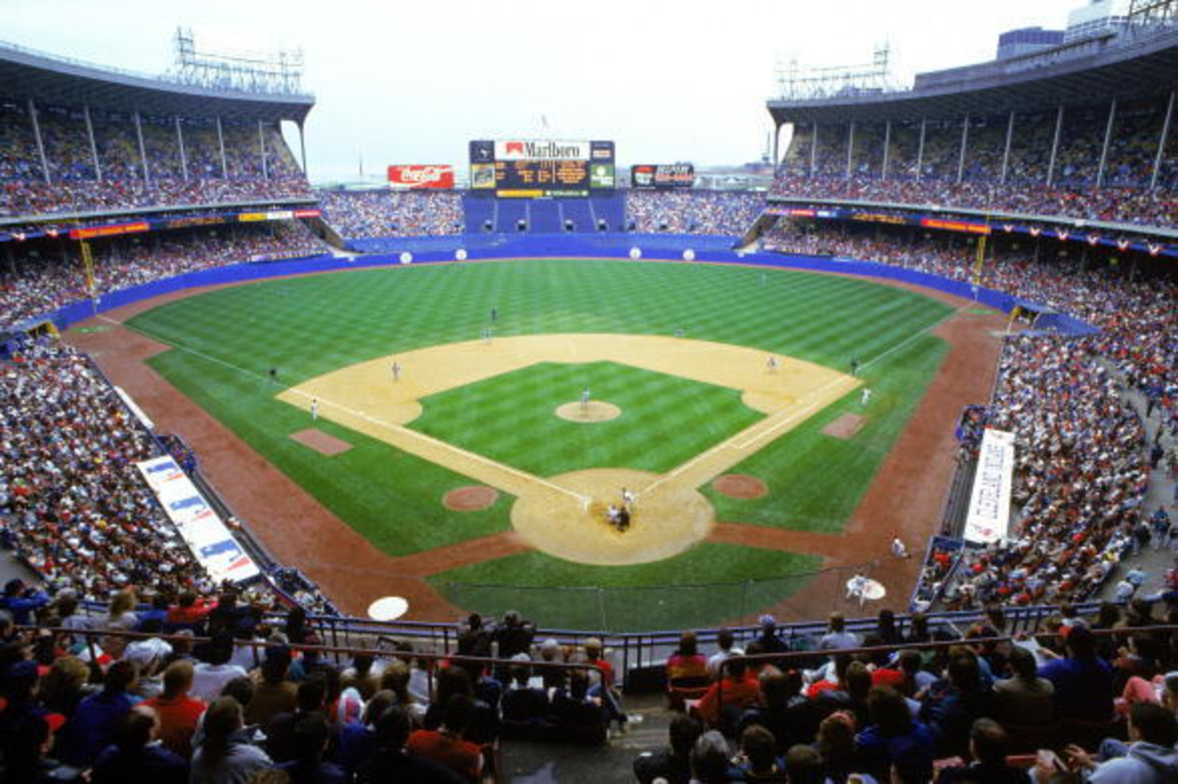 CLEVELAND - MAY 17: A general view of Cleveland Municipal Stadium during a game on May 17, 1992 in Cleveland, Ohio.  (Photo by Jeff Hixon/Gettyimages)