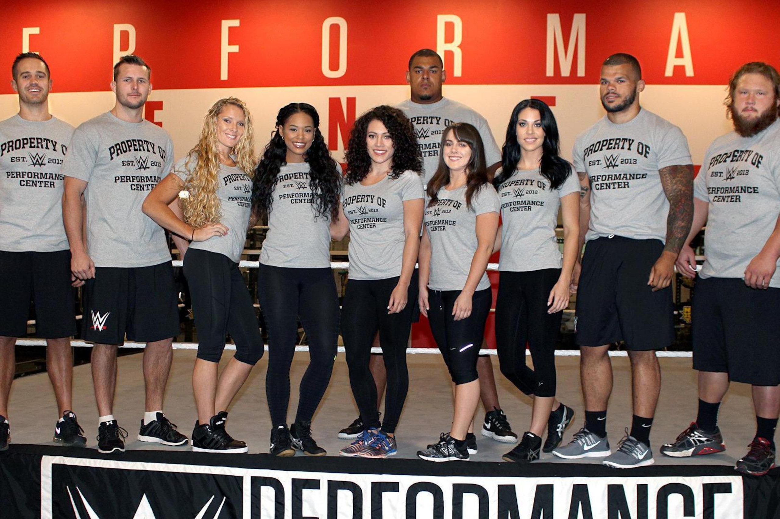 Terrance Jean-Jacques (Second from the right) with his class at the Performance Center.