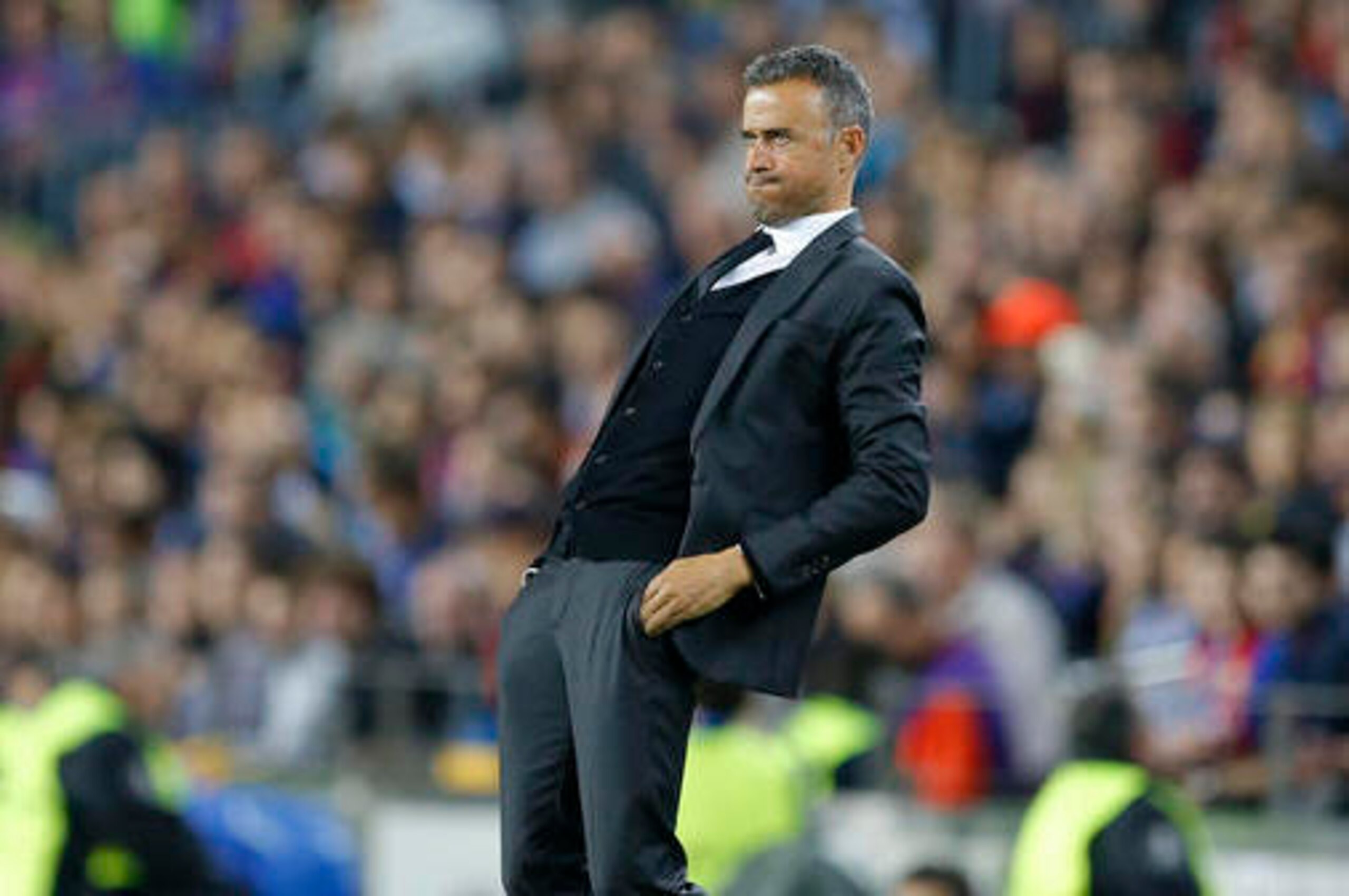 Luis Enrique was proud of his team.