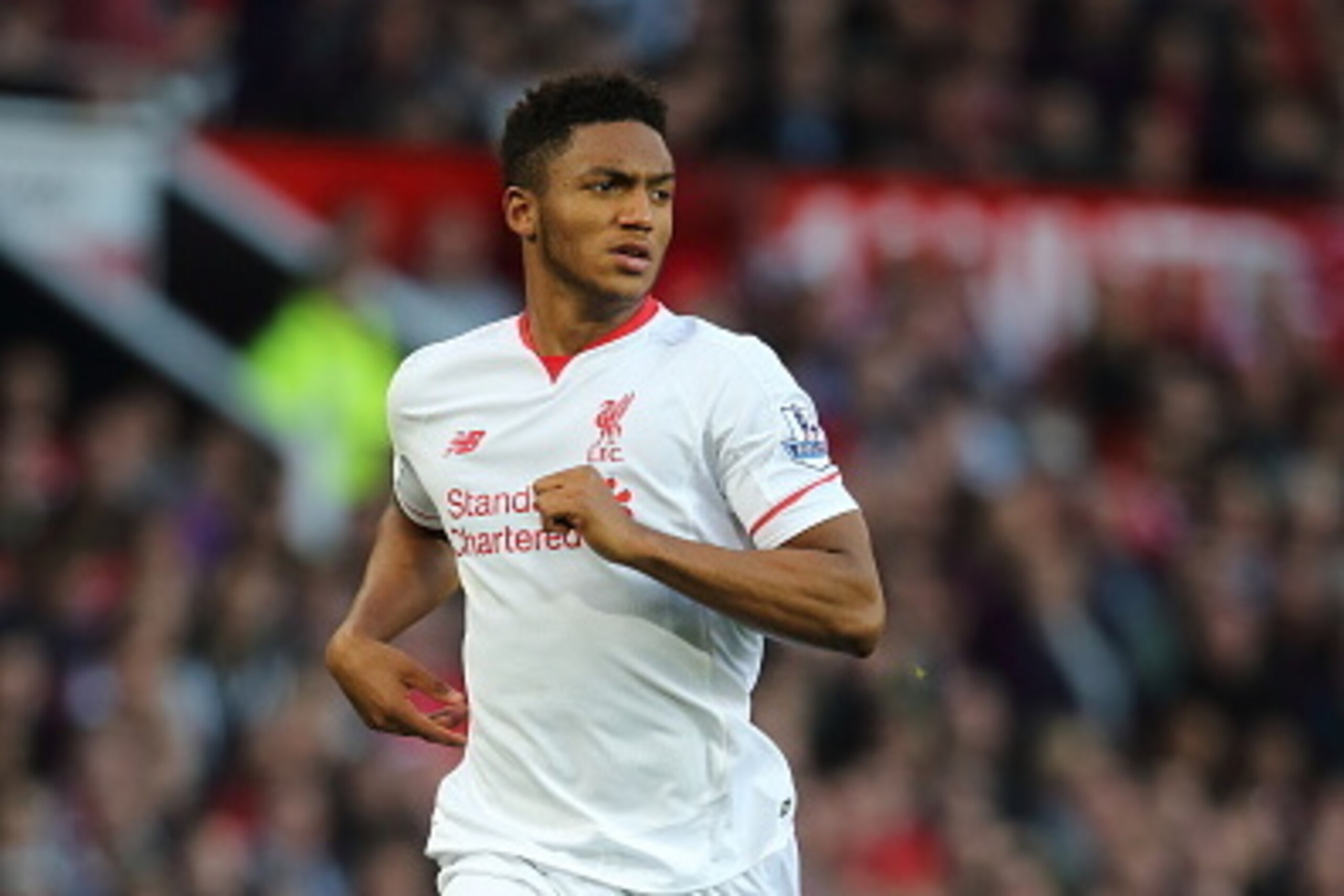 MANCHESTER, ENGLAND - SEPTEMBER 12:  Joe Gomez of Liverpool during the Barclays Premier League match between Manchester United and Liverpool on September 12, 2015 in Manchester, United Kingdom.  (Photo by Matthew Ashton - AMA/Getty Images)