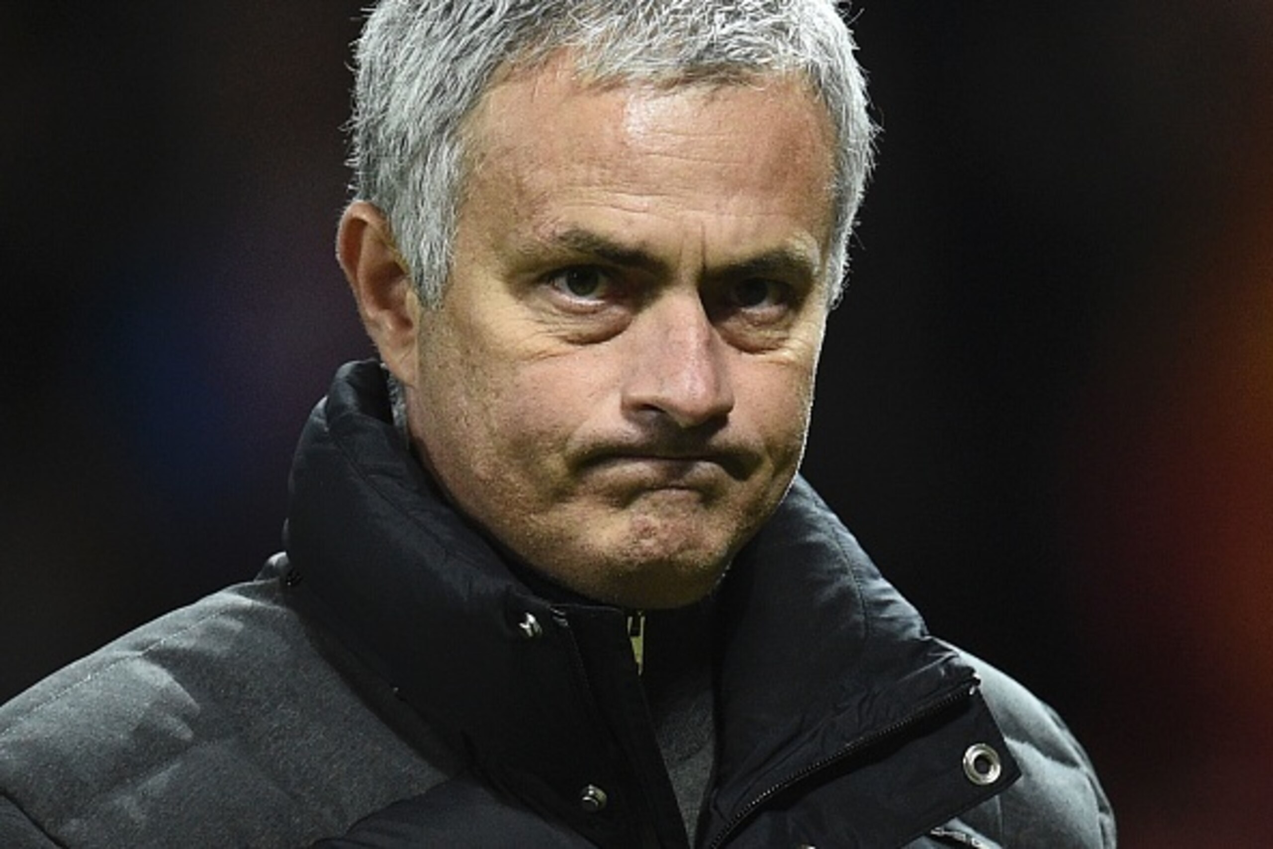 Manchester United's Portuguese manager Jose Mourinho walks on the pitch after the final whistle in the UEFA Europa League group A football match between Manchester United and Fenerbahce at Old Trafford in Manchester, north west England, on October 20, 201 Manchester United's Portuguese manager Jose Mourinho walks on the pitch after the final whistle in the UEFA Europa League group A football match between Manchester United and Fenerbahce at Old Trafford in Manchester, north west England, on October 20, 201
