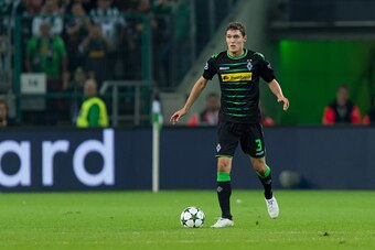 Moenchengladbach, Germany 28.09.2016, UEFA Champions League - 2016/17 Season, Group C - Matchday 2, Borussia Moenchengladbach - FC Barcelona, 1:2,  Andreas Christensen (Moenchengladbach)  (Photo by TF-Images/Getty Images)