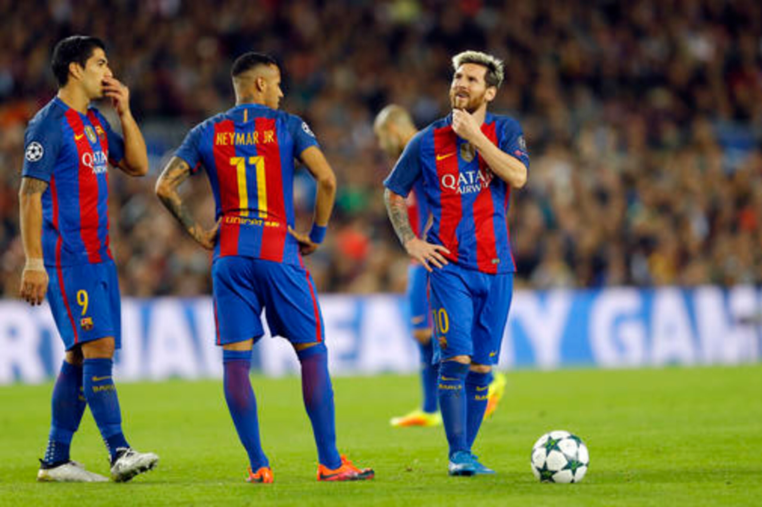 Suarez is part of the MSN attacking trident.