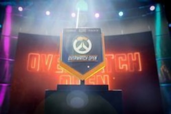 Sep 30, 2016; Atlanta, GA, USA; The Overwatch Open Trophy is seen during the Overwatch Open Grand Finals at Turner Studios. Mandatory Credit: John Nowak/Turner Sports via USA TODAY Sports