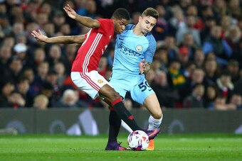 Youngster Pablo Maffeo was a shining light for Guardiola in defeat.