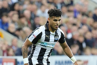 NEWCASTLE UPON TYNE, ENGLAND - SEPTEMBER 20: DeAndre Yedlin of Newcastle United during the EFL Cup third round match between Newcastle United and Wolverhampton Wanderers at St James' Park on September 20, 2016 in Newcastle upon Tyne, England. (Photo by Ia