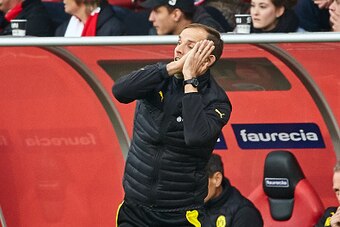 Ingolstadt, Deutschland 22.10.2016, 1. Bundesliga, 8. Spieltag, FC Ingolstadt 04 - BV Borussia Dortmund, Trainer Thomas Tuchel (BVB) gestikulliert  (Photo by TF-Images/Getty Images)