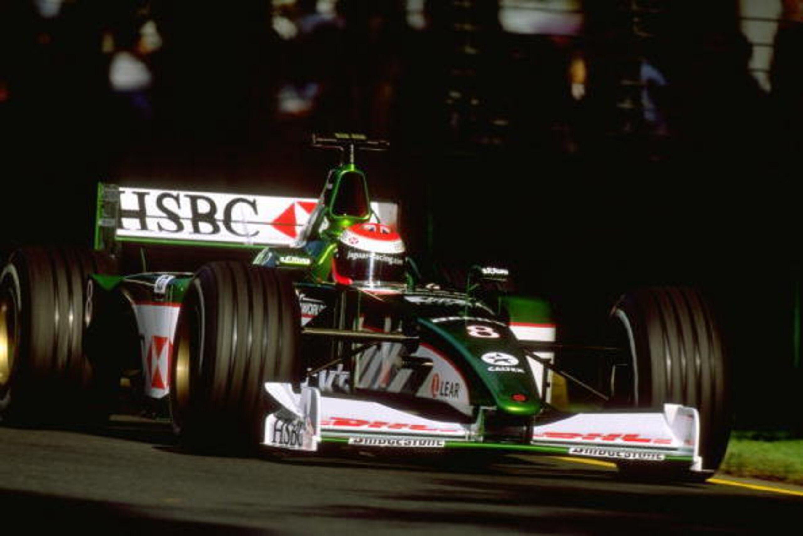 11 Mar 2000:  Johnny Herbert of Jaguar in action during the Australian Formula One Grand Prix at Albert Park in Melbourne, Australia. \ Mandatory Credit: Mark Thompson /Allsport