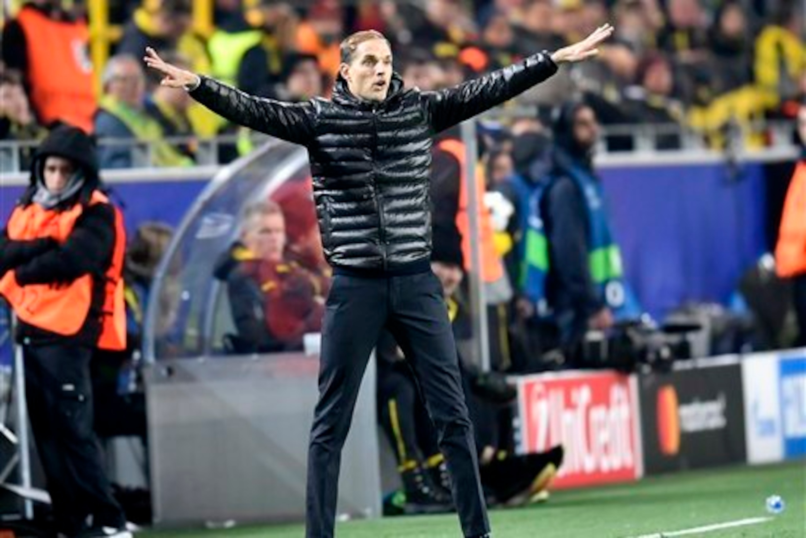 Dortmund head coach Thomas Tuchel seemed to stifle his own team more than anything with a tactical switch for the second half.