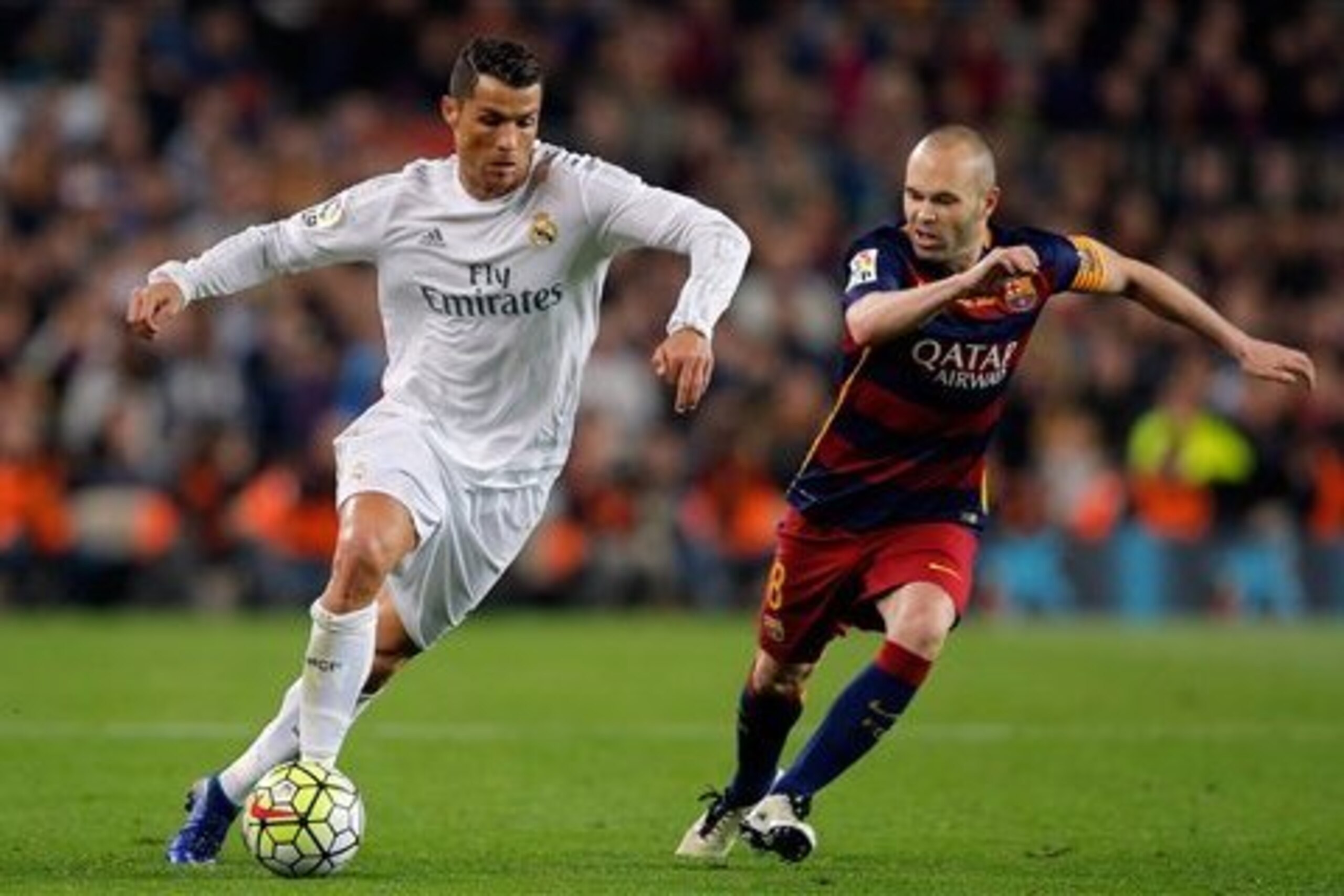 Andres Iniesta (right) hopes to be back for the game.