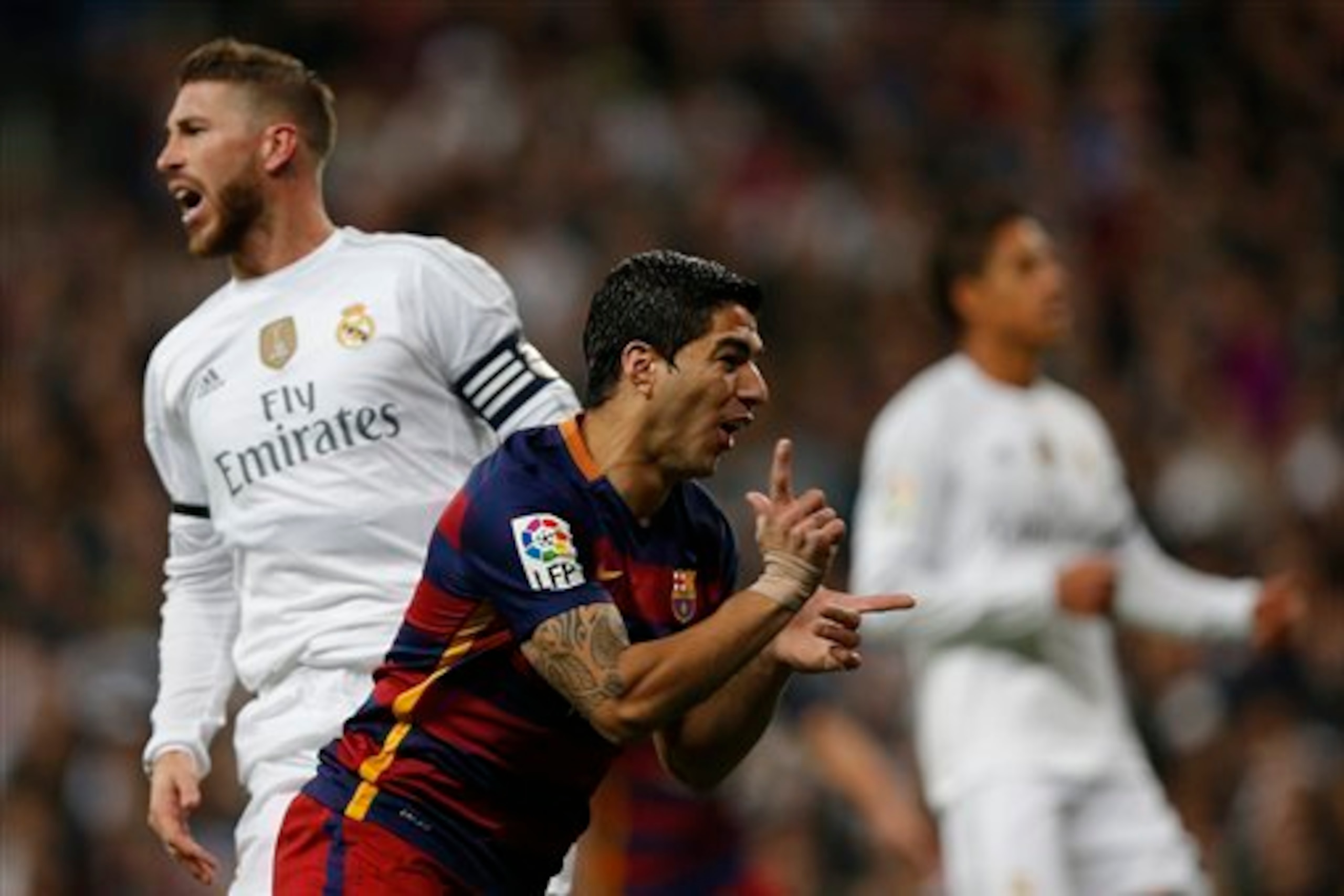 Luis Suarez must be careful ahead of the Clasico.