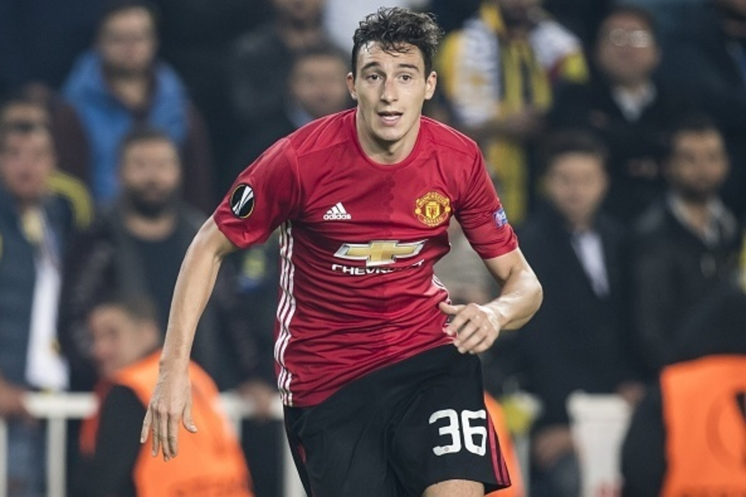Matteo Darmian of Manchester United FCuring the UEFA Europa Leaguegroup A match between Fenerbahce and Manchester United on November 3, 2016 at the Sukru Saracoglu stadium in Istanbul, Turkey(Photo by VI Images via Getty Images)