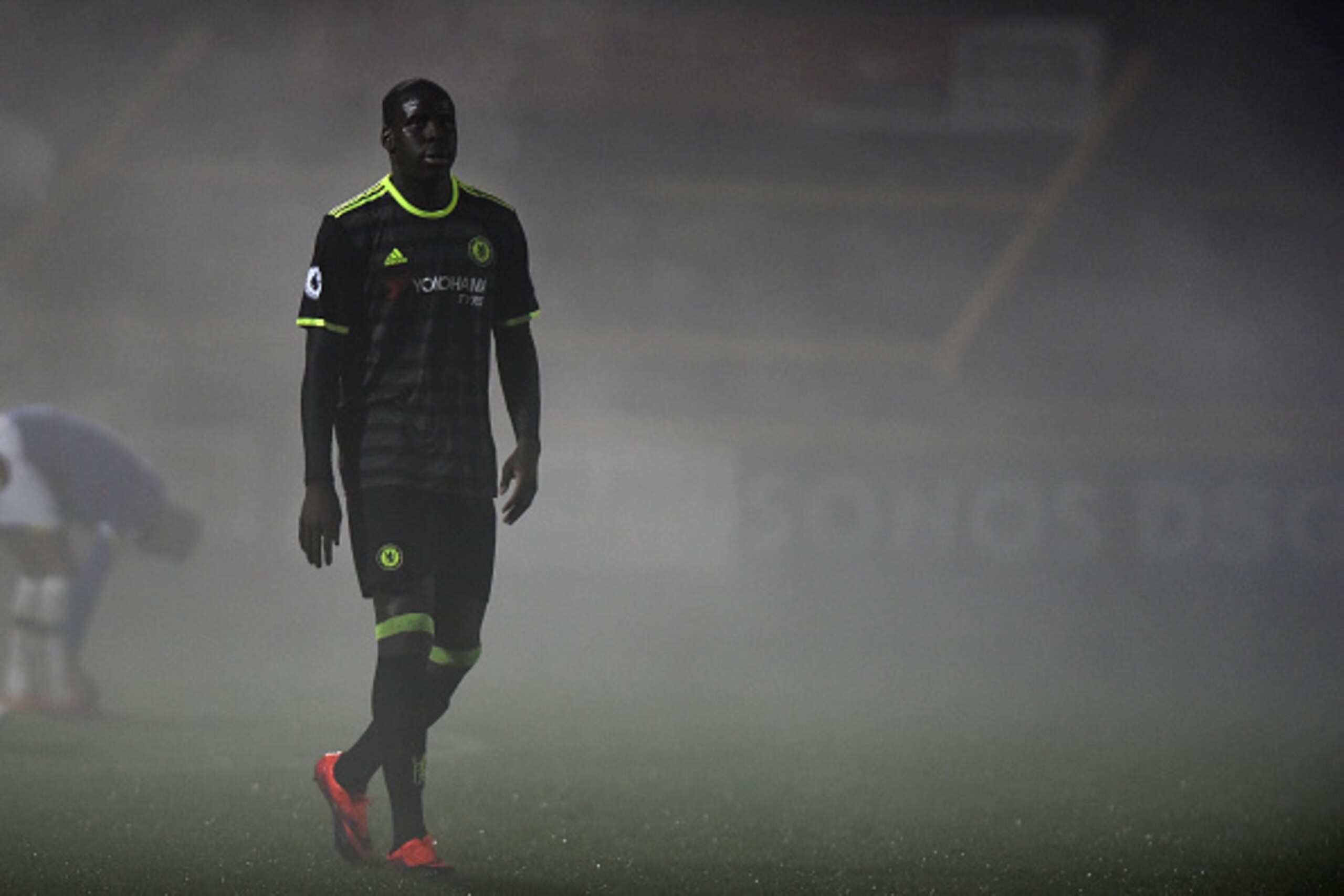 SOUTHPORT, ENGLAND - October 31: Kurt Zouma of Chelsea looks on during the Premier League 2 match between Everton U21s and Chelsea U21s at Haig Avenue Stadium on October 31, 2016 in Southport, England. (Photo by Nathan Stirk/Getty Images) SOUTHPORT, ENGLAND - October 31: Kurt Zouma of Chelsea looks on during the Premier League 2 match between Everton U21s and Chelsea U21s at Haig Avenue Stadium on October 31, 2016 in Southport, England. (Photo by Nathan Stirk/Getty Images)