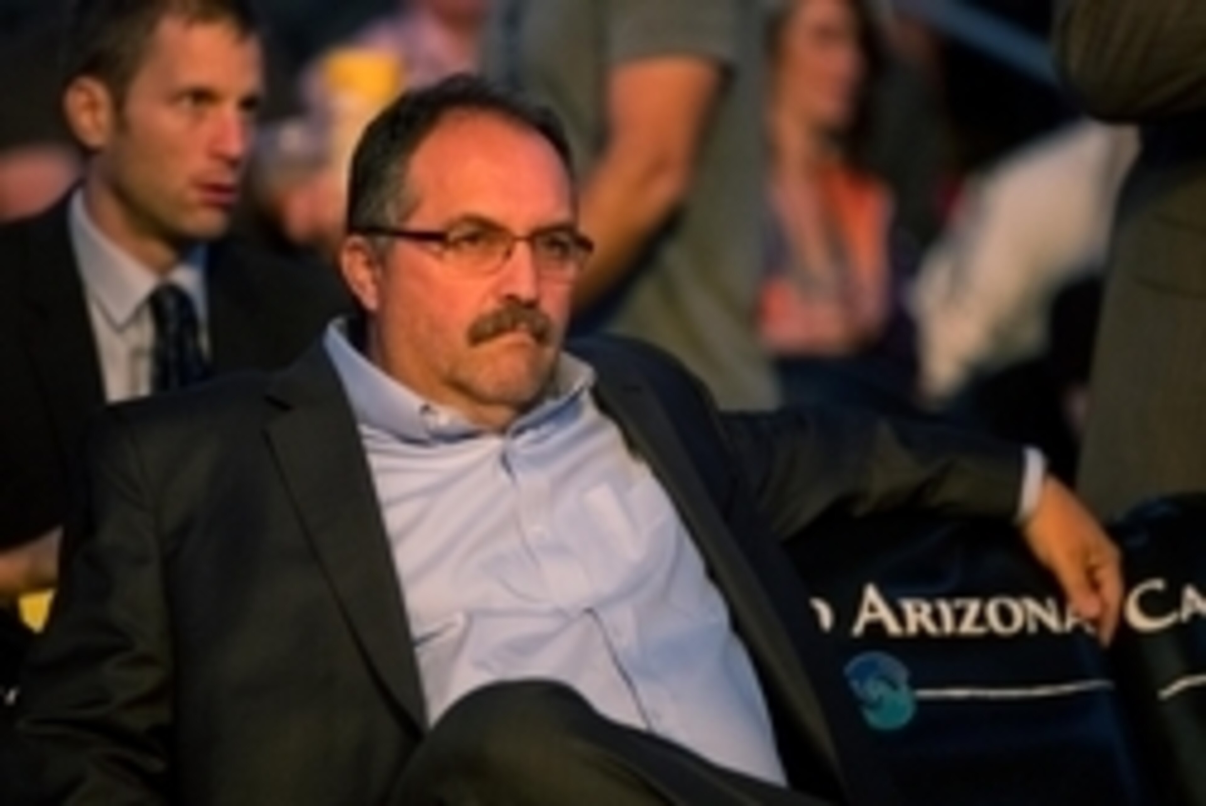 Nov 9, 2016; Phoenix, AZ, USA; Detroit Pistons head coach Stan Van Gundy prior to the game against the Phoenix Suns at Talking Stick Resort Arena. Mandatory Credit: Mark J. Rebilas-USA TODAY Sports