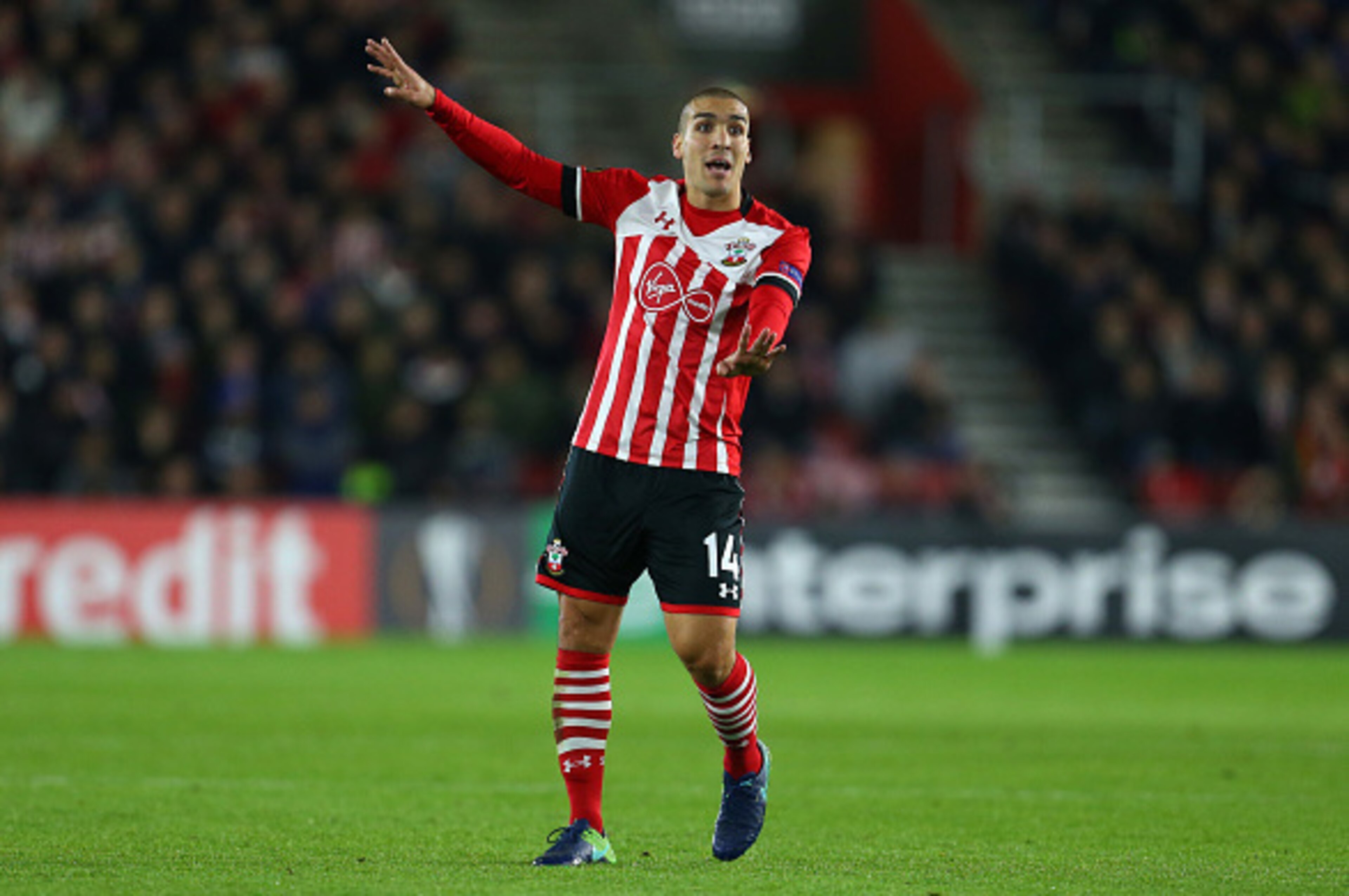 SOUTHAMPTON, ENGLAND - NOVEMBER 03: Oriol Romeu of Southampton during the UEFA Europa League match between Southampton FC and FC Internazionale Milano at St Mary's Stadium on November 3, 2016 in Southampton, England. (Photo by Catherine Ivill - AMA/Getty 