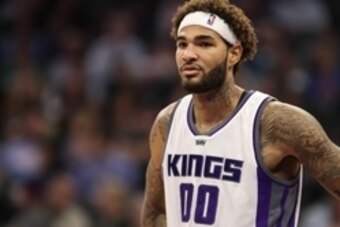 Oct 18, 2016; Sacramento, CA, USA;  Sacramento Kings center Willie Cauley-Stein (00) during the fourth quarter against the Los Angeles Clippers at Golden 1 Center. Mandatory Credit: Sergio Estrada-USA TODAY Sports