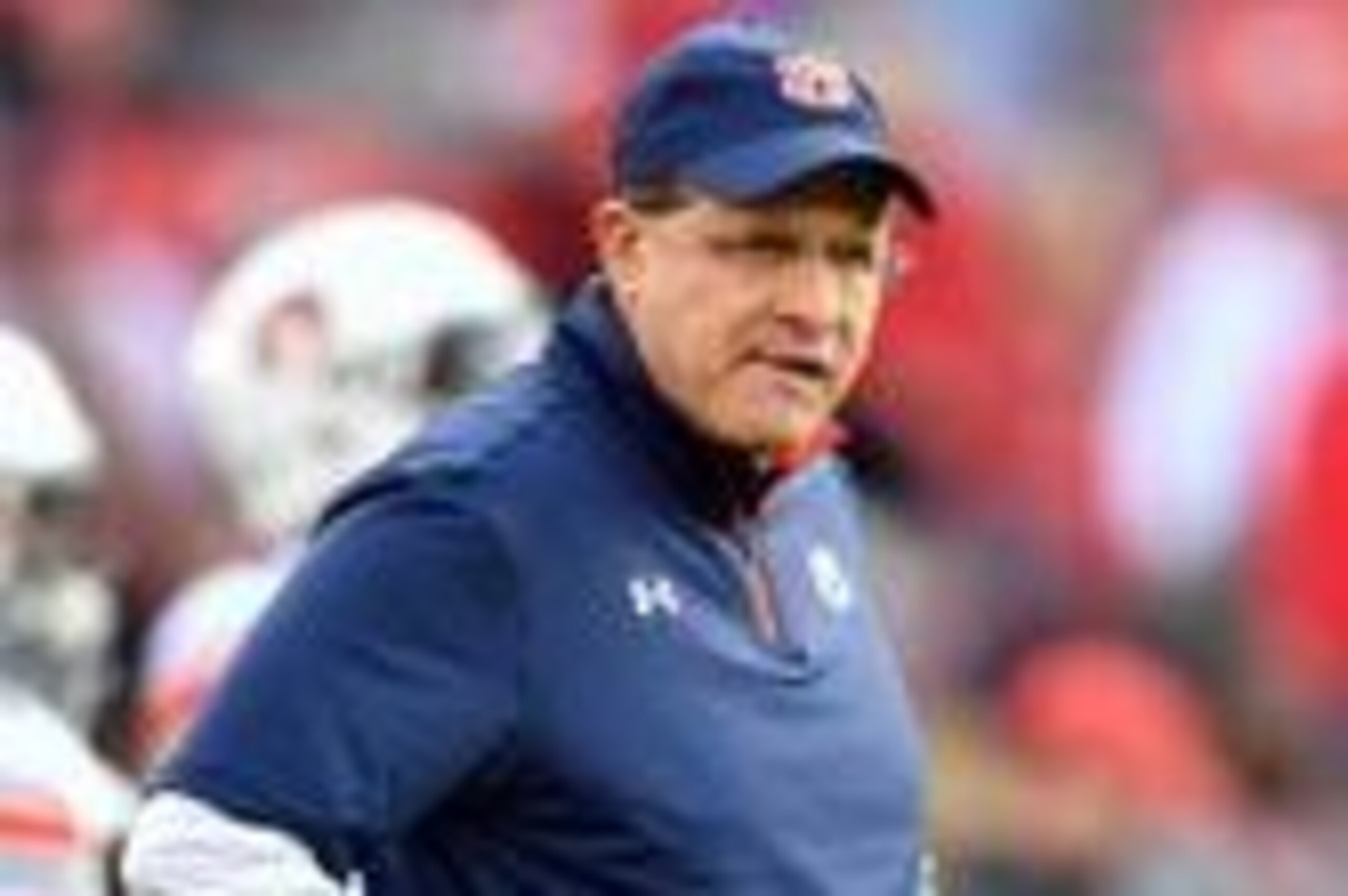 Nov 12, 2016; Athens, GA, USA; Auburn Tigers head coach Gus Malzahn shown on the field prior to the game against the Georgia Bulldogs at Sanford Stadium. Mandatory Credit: Dale Zanine-USA TODAY Sports