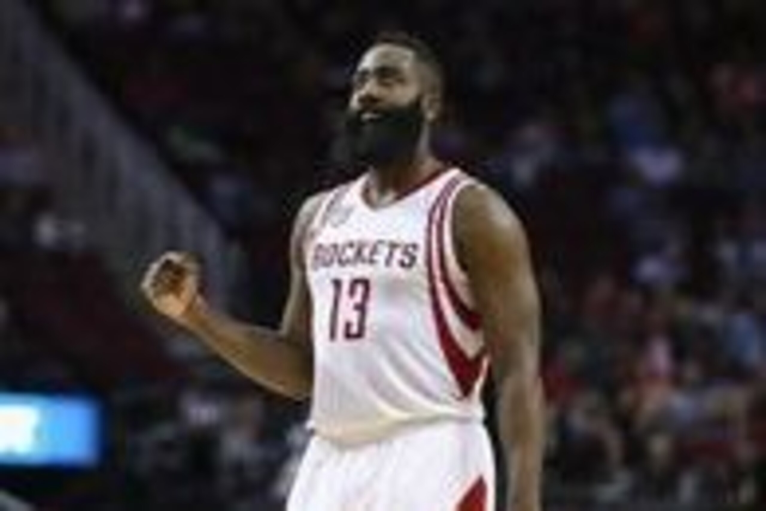 Nov 14, 2016; Houston, TX, USA; Houston Rockets guard James Harden (13) reacts after a play during the second quarter against the Philadelphia 76ers at Toyota Center. Mandatory Credit: Troy Taormina-USA TODAY Sports