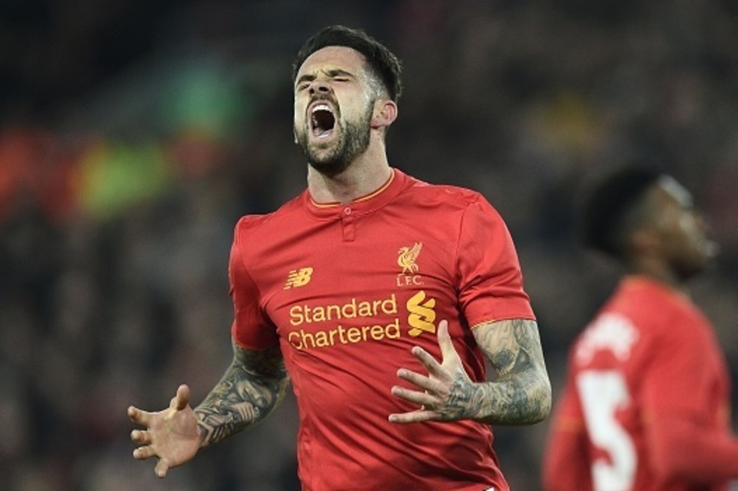 Liverpool's English striker Danny Ings reacts to missing a chance during the EFL (English Football League) Cup fourth round match between Liverpool and Tottenham Hotspur at Anfield in Liverpool north west England on October 25, 2016. / AFP / Oli SCARFF / Liverpool's English striker Danny Ings reacts to missing a chance during the EFL (English Football League) Cup fourth round match between Liverpool and Tottenham Hotspur at Anfield in Liverpool north west England on October 25, 2016. / AFP / Oli SCARFF /