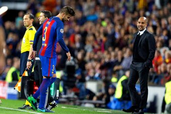 Gerard Pique should return from injury this weekend.