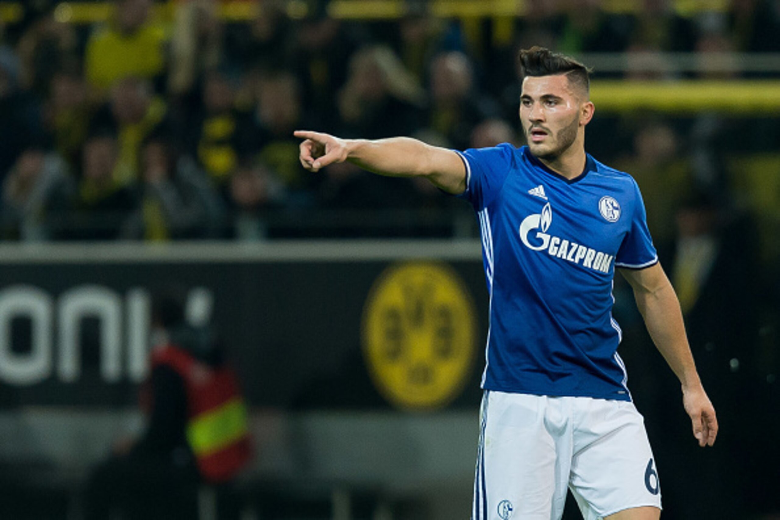 Dortmund, Germany 14.10.2016, 1.Bundesliga 9. Spieltag, BV Borussia Dortmund - FC Schalke 04, Sead Kolasinac (S04)   (Photo by TF-Images/Getty Images)