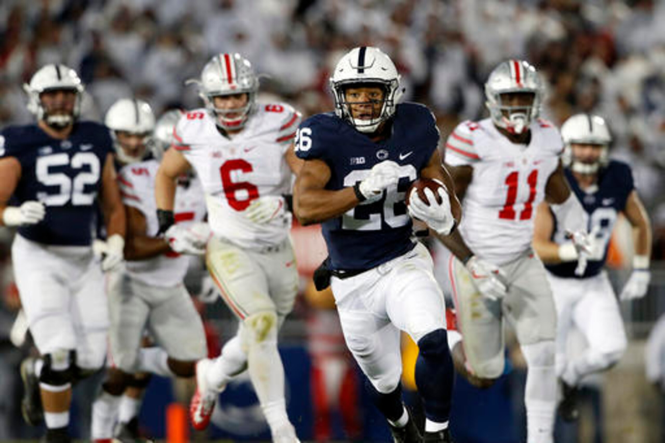Penn State ignited its College Football Playoff hopes with a win over Ohio State on Oct. 22. Penn State ignited its College Football Playoff hopes with a win over Ohio State on Oct. 22.