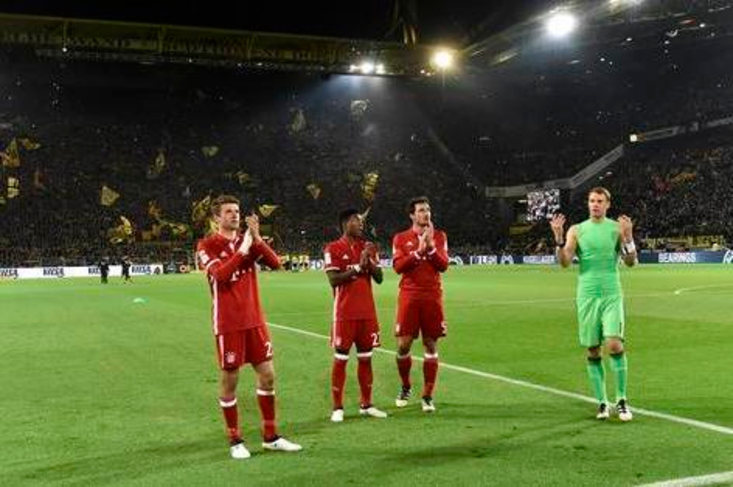 Bayern's players might have to get used to commiserating with fans after key games.