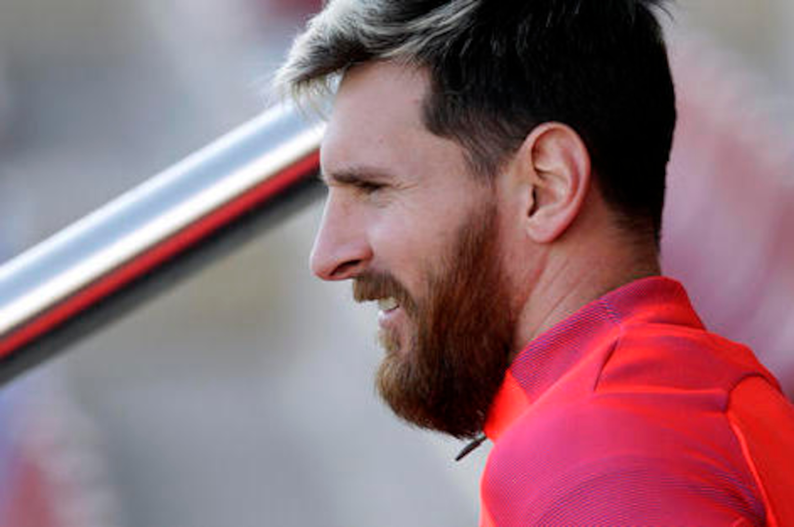Lionel Messi was ill and unavailable.