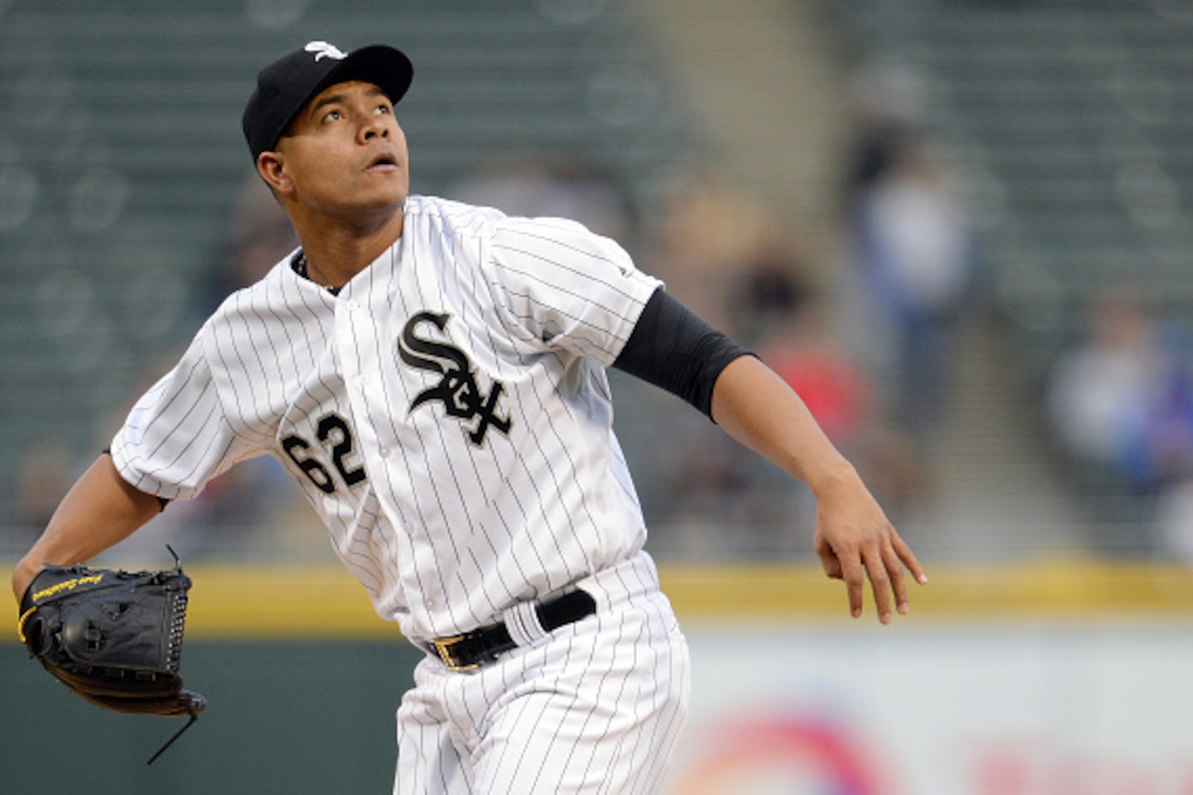 CHICAGO - MAY 03:  Jose Quintana #62 of the Chicago White Sox pitches against the Boston Red Sox on May 3, 2016 at U.S. Cellular Field in Chicago, Illinois.  The White Sox defeated the Red Sox 4-1.  (Photo by Ron Vesely/MLB Photos via Getty Images)