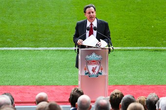 LIVERPOOL, ENGLAND - SEPTEMBER 09: Liverpool's Tom Werner during the opening of  the new stand and facilities  at Anfield on September 9, 2016 in Liverpool, England. (Photo by Barrington Coombs/Getty Images)