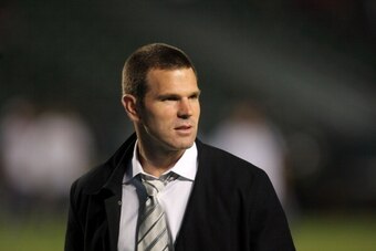CARSON, CA - JUNE 18:  Assistant Coach Greg Vanney of Chivas USA looks on after their MLS match against FC Dallas at The Home Depot Center on June 18, 2011 in Carson, California. Dallas defeated Chivas USA 2-1.  (Photo by Victor Decolongon/Getty Images)