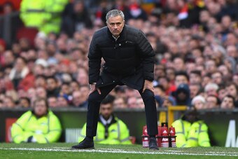 MANCHESTER, ENGLAND - NOVEMBER 19:  Jose Mourinho, Manager of Manchester United looks on during the Premier League match between Manchester United and Arsenal at Old Trafford on November 19, 2016 in Manchester, England.  (Photo by Shaun Botterill/Getty Im