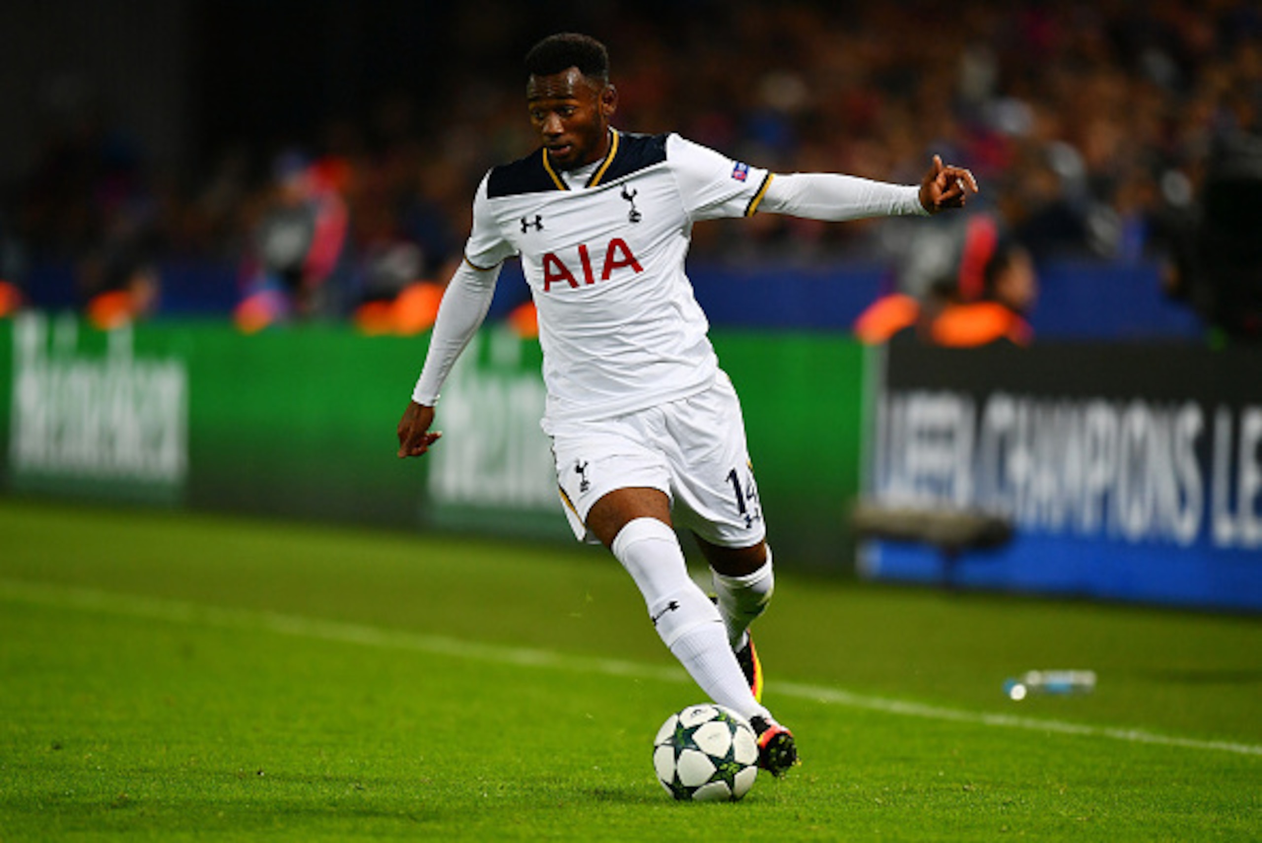 MOSCOW, RUSSIA - SEPTEMBER 27:  Georges-Kevin Nkoudou of Tottenham Hotspur during the UEFA Champions League match between PFC CSKA Moskva and Tottenham Hotspur at Stadion CSKA Moskva on September 27, 2016 in Moscow, Russia.  (Photo by Dan Mullan/Getty Ima